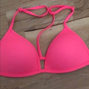 PINK Razor back bikini top